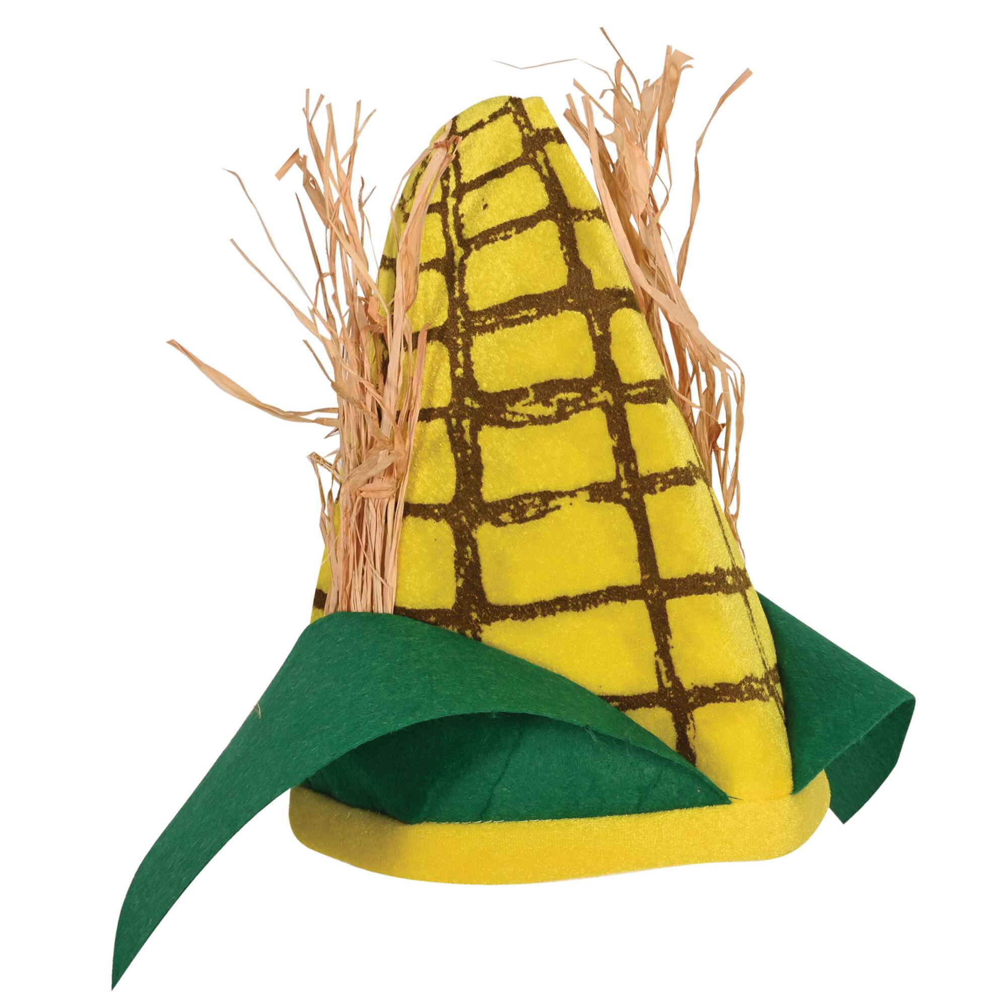 Beistle Adult Corn Cob Plush Hat